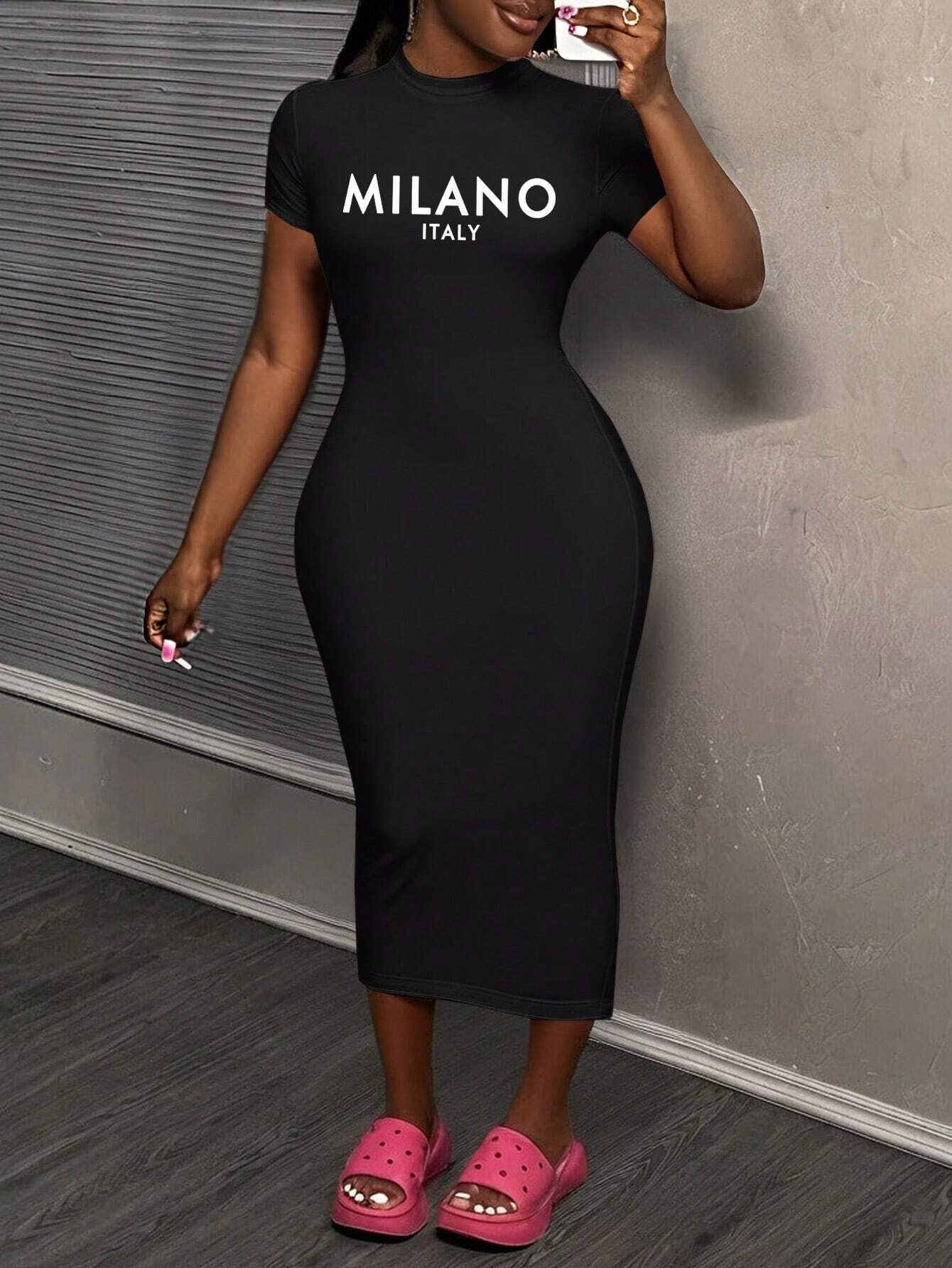 Bodycon silhouette dress