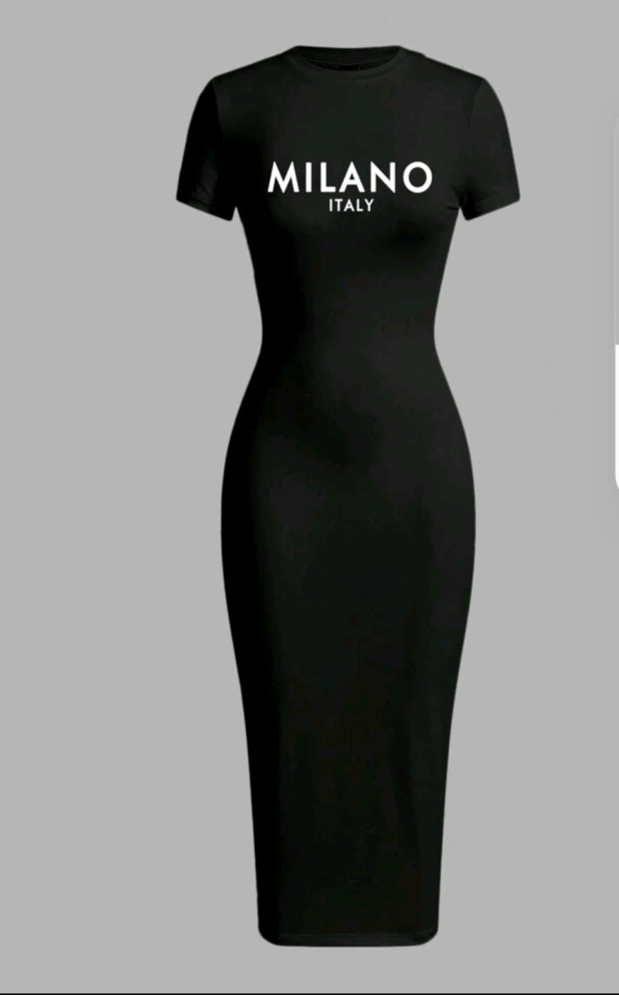 Bodycon silhouette dress