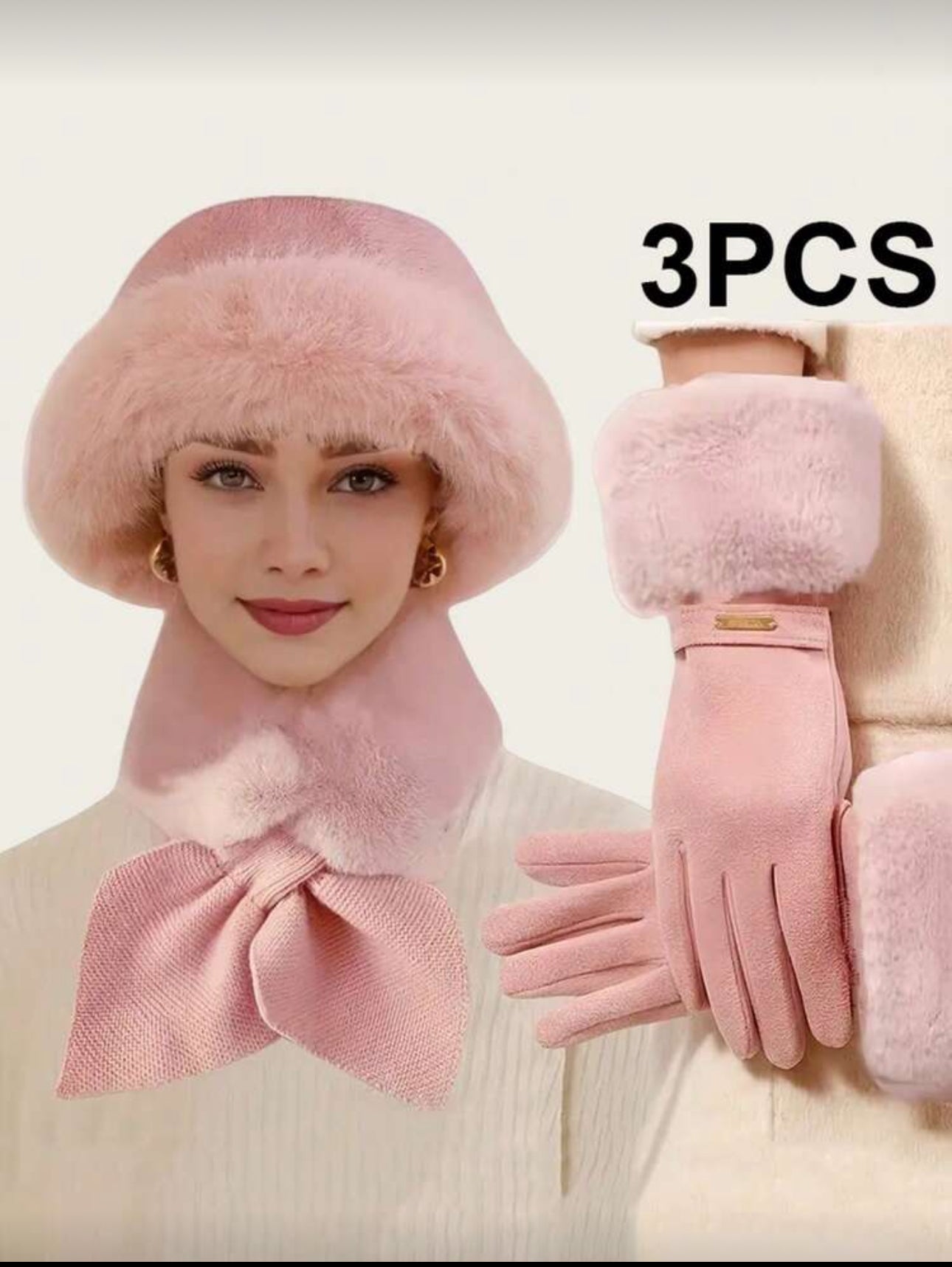 3 pcs Winter Warm Accessories Set