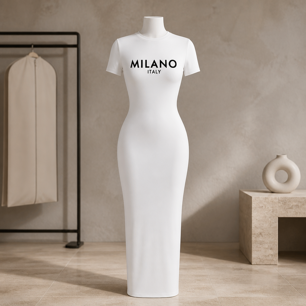 Bodycon silhouette dress