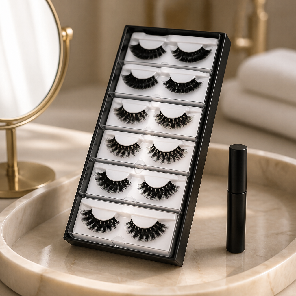 Faux Mink 3D Natural long thick Eyelashes