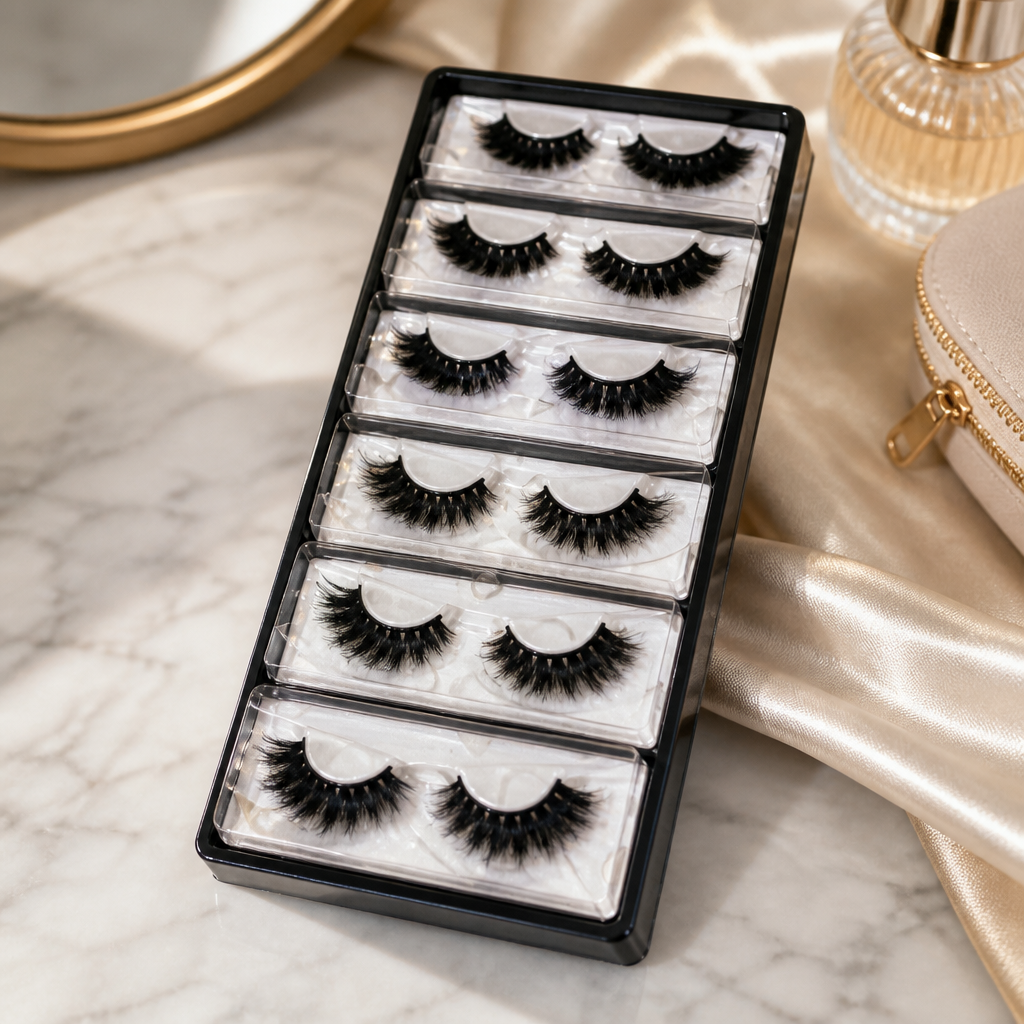 Faux Mink 3D Natural long thick Eyelashes