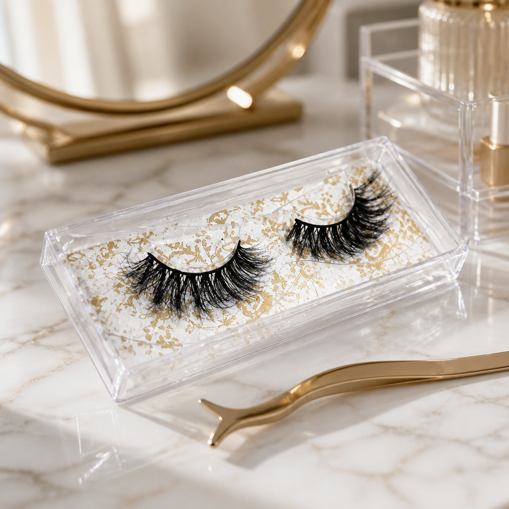 Faux Mink 3D Natural long thick Eyelashes