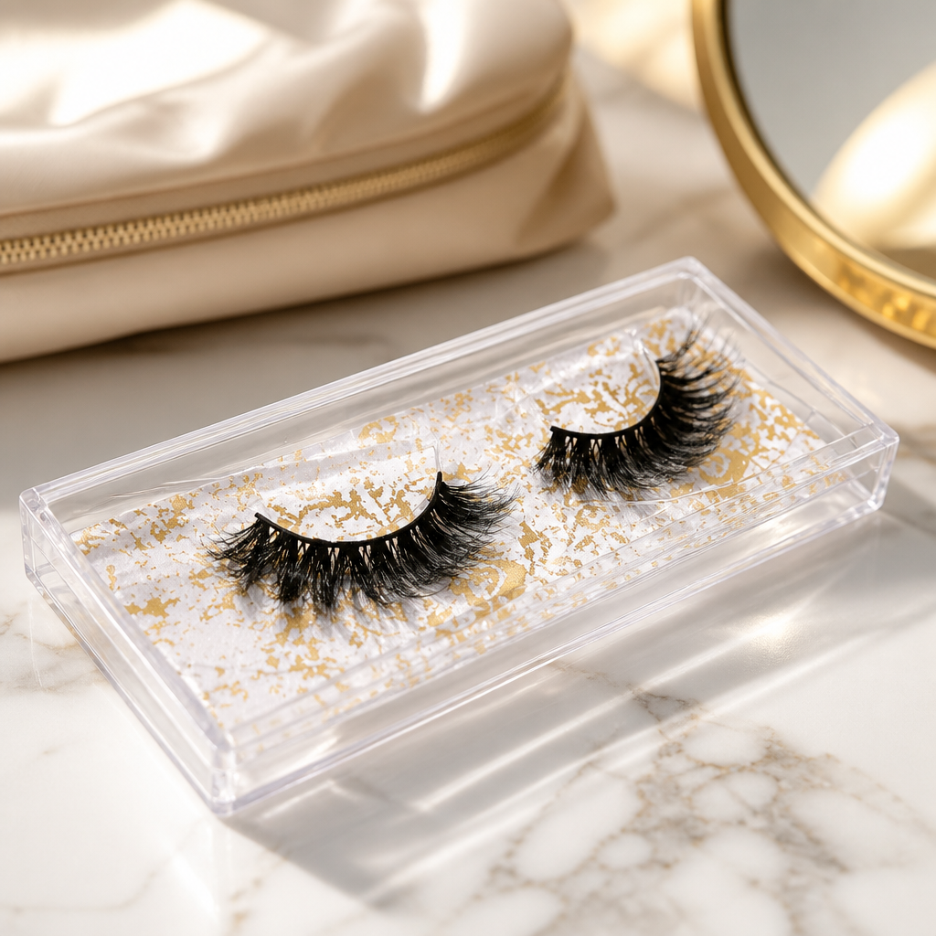 Faux Mink 3D Natural long thick Eyelashes