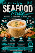 Bold fresh Flavored Seafood Pasta