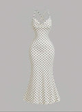 Floral Print Neck Backless Dress Summer Holiday, Vacation, Boho Chic Sexy Summer Dresses