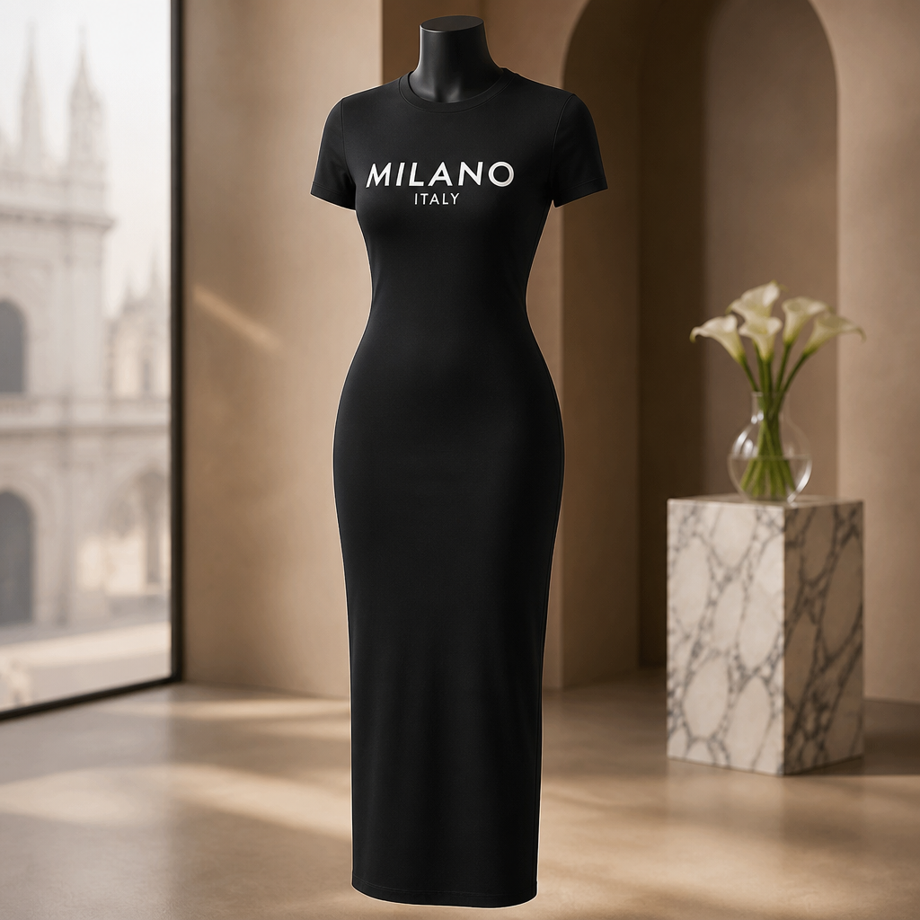 Bodycon silhouette dress